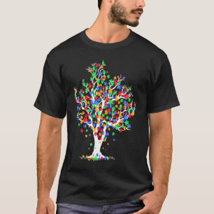Camiseta Árbol De La Vida Mes De Concientización Del Autism
