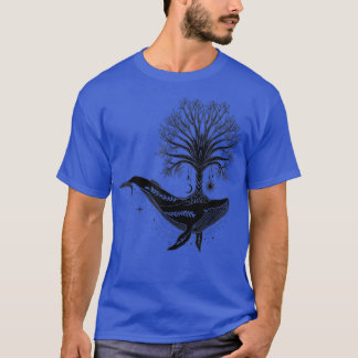 Camiseta Árbol de la vida Mística Árbol Fractal Yoga Medita
