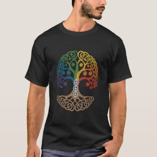 Camiseta Árbol de la Vida Viking Midgard Asgard Thor Colore
