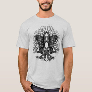 Camiseta Árbol de la vida - Yggdrasil con los cuervos