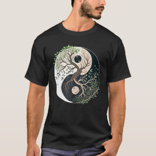 Camiseta Árbol De La Vida Yin Yang Yoga Naturaleza Arte De