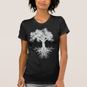 Camiseta Árbol de las raíces profundas de la vida
