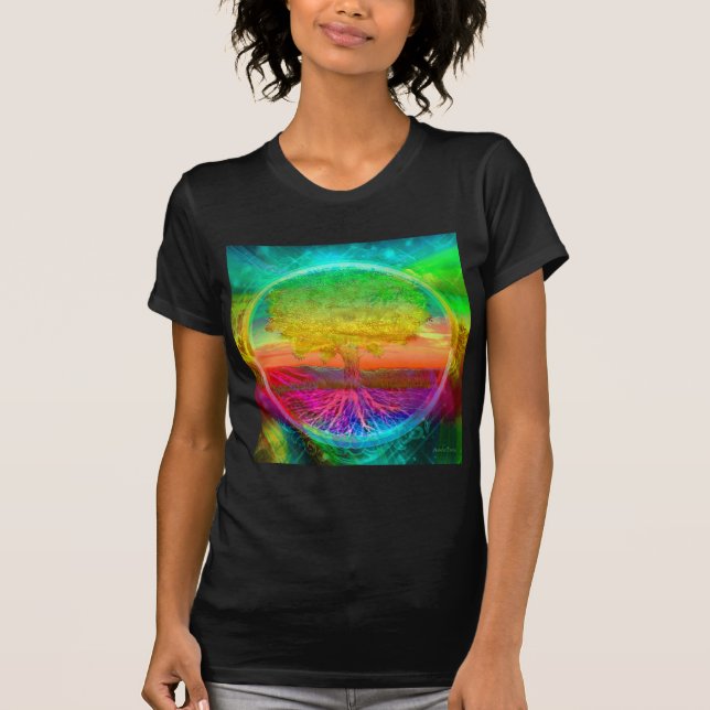 Camiseta Árbol de los milagros de la vida (Anverso)