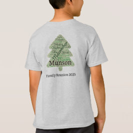 Camiseta Árbol de los últimos nombres 2025