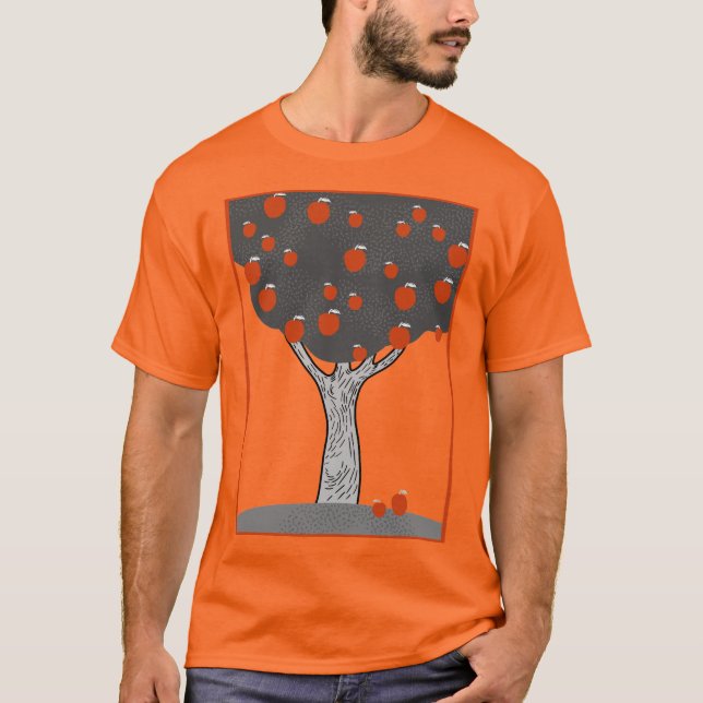 Camiseta Árbol de manzana (Anverso)
