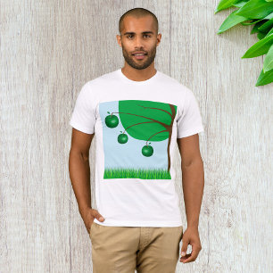 Camiseta Árbol de manzana verde