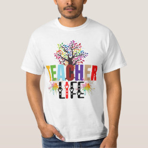 Camiseta Árbol de manzanas arco iris