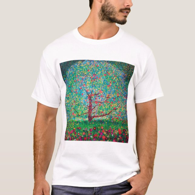 Camiseta Árbol de manzanas, Gustav Klimt (Anverso)