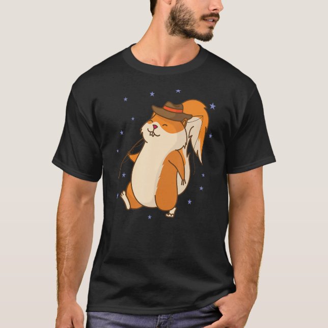 Camiseta Árbol de marcha de ardilla Rodent (Anverso)