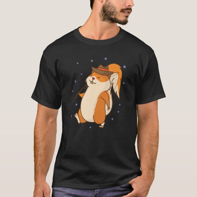 Camiseta Árbol de marcha de ardilla Rodent (Anverso)