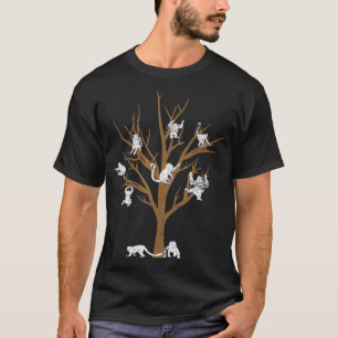 Camiseta Árbol de monos chimpancé de regalo animal zoológic