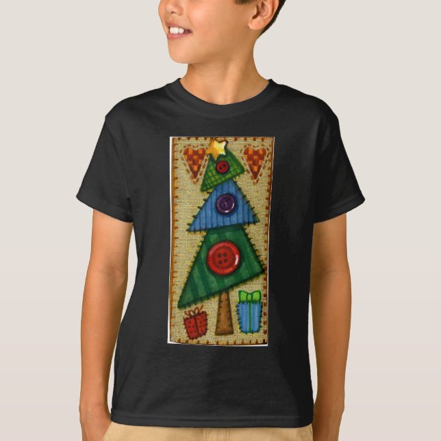 Camiseta árbol de navidad (Anverso)