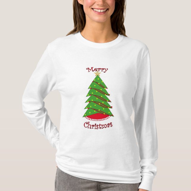 Camiseta Árbol de navidad (Anverso)