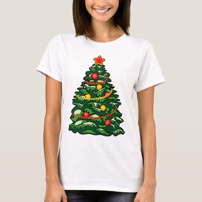 Camiseta Árbol de navidad (Anverso)