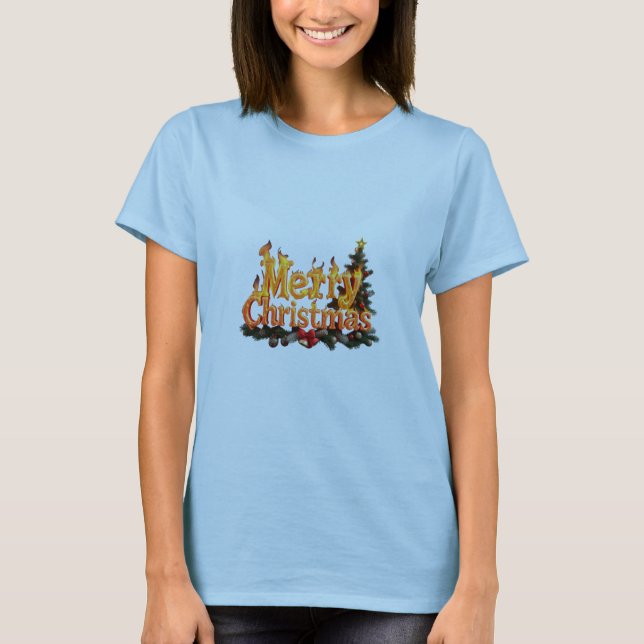 Camiseta Árbol de navidad (Anverso)