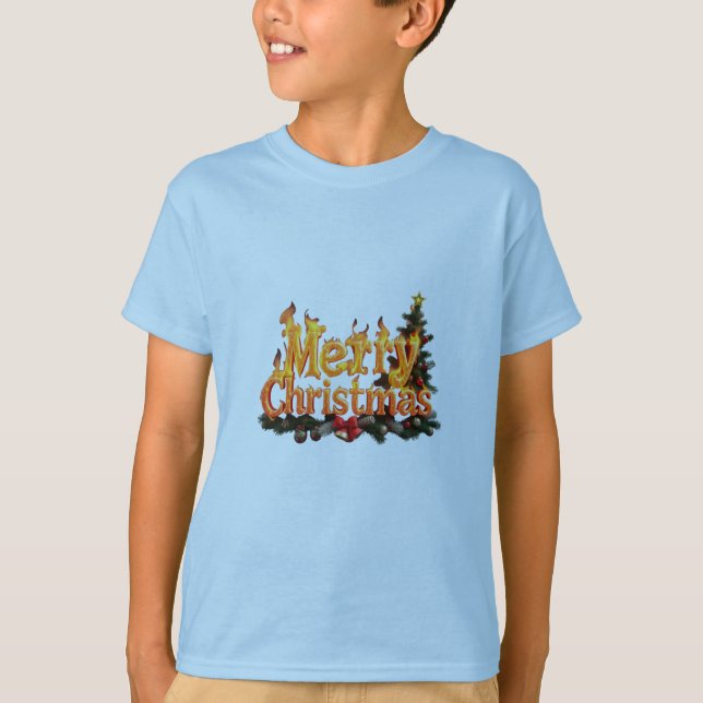Camiseta Árbol de navidad (Anverso)