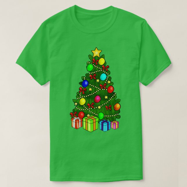 Camiseta Árbol de Navidad (Diseño del anverso)