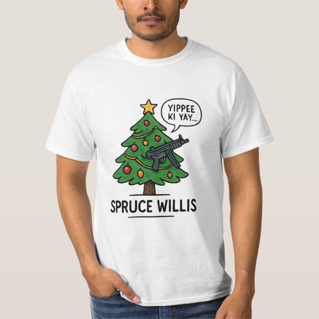 Camiseta árbol de navidad (Anverso)