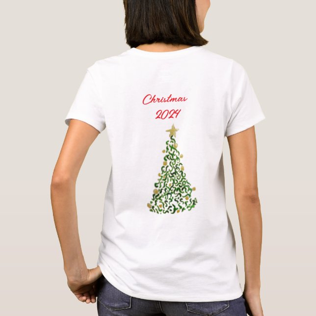 Camiseta Árbol de Navidad (Reverso)