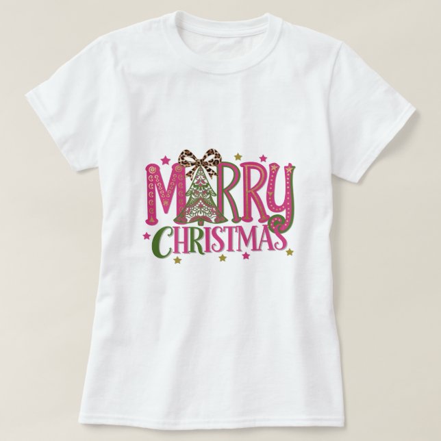 Camiseta Árbol de navidad (Diseño del anverso)