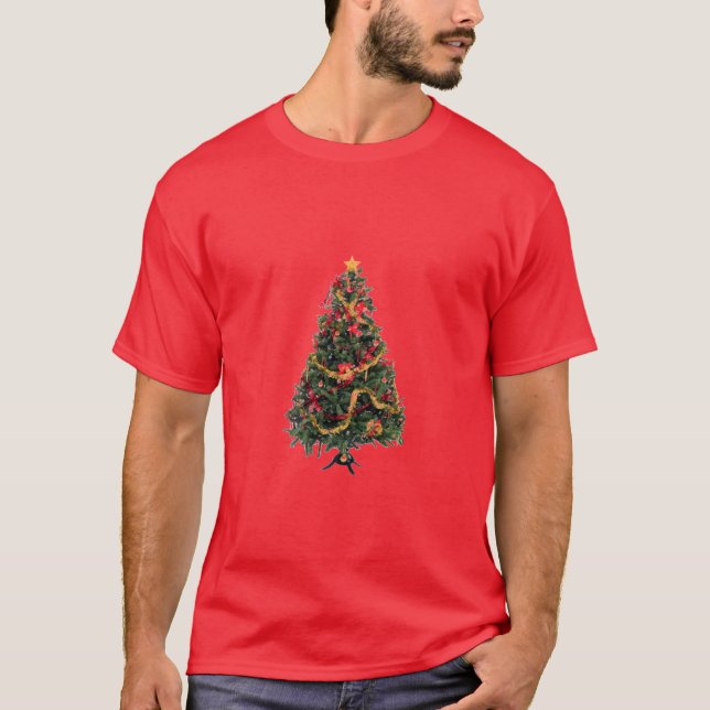 Camiseta árbol de navidad (Anverso)