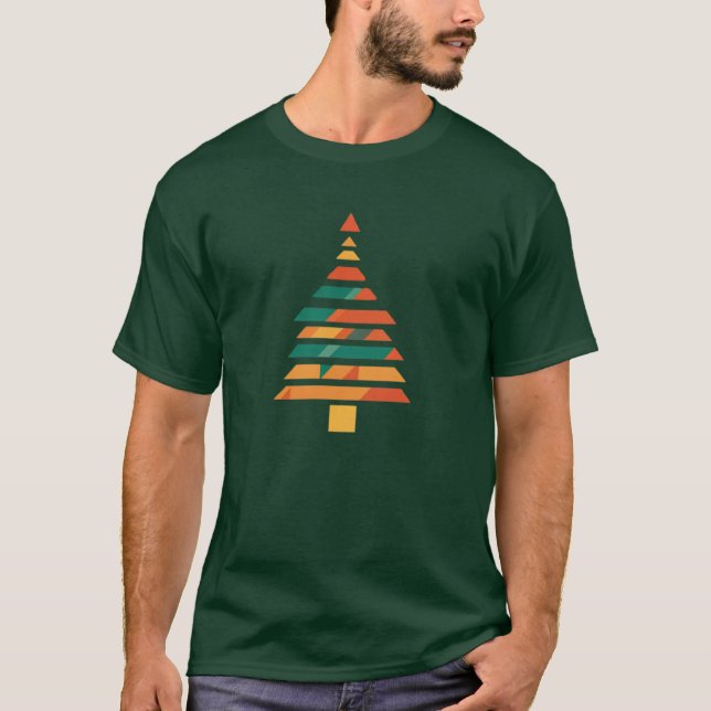 Camiseta árbol de Navidad (Anverso)
