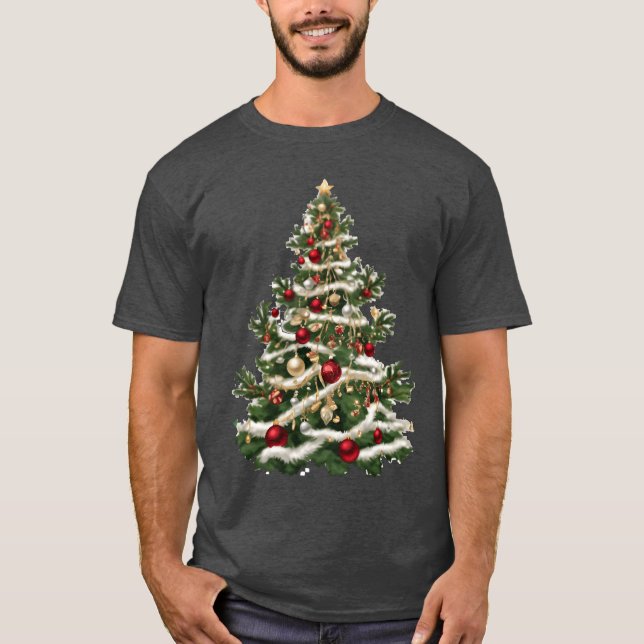 Camiseta Árbol de Navidad3 retro (Anverso)