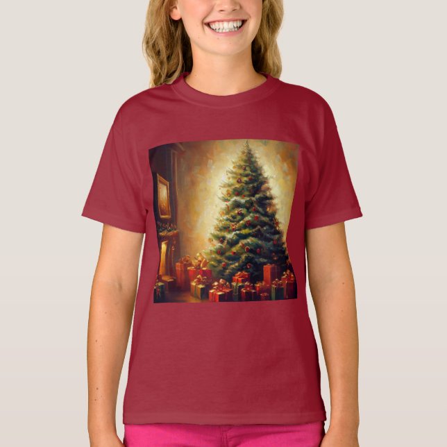 Camiseta Árbol de Navidad 1 (Anverso)