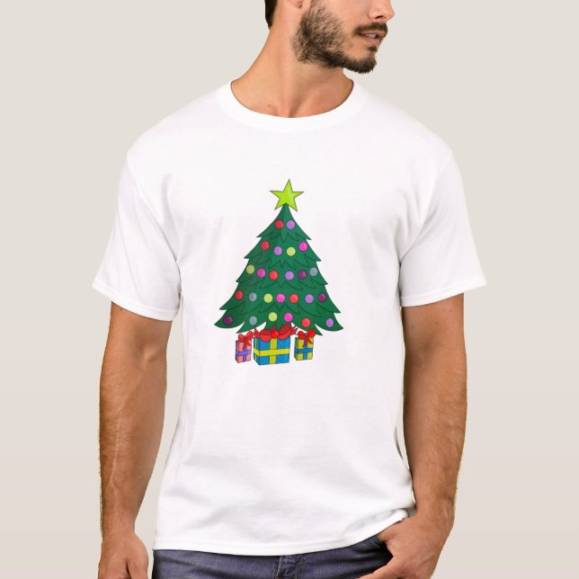Camiseta Árbol de Navidad acogedor (Anverso)