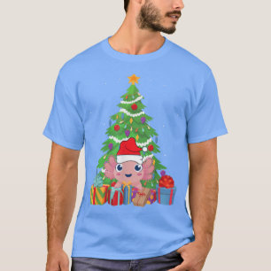 Camiseta Árbol de navidad animal amante Navidad anfibio Sal