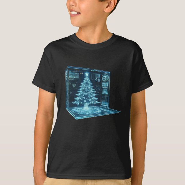 Camiseta Árbol de Navidad artificial (Anverso)