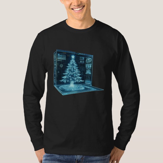 Camiseta Árbol de Navidad artificial (Anverso)