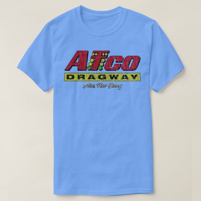 Camiseta Árbol de Navidad Atco Dragway 1960 (Diseño del anverso)