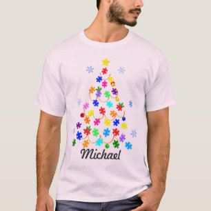 Camiseta Árbol de Navidad autista