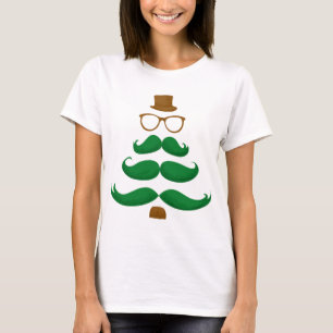 Camiseta Árbol de Navidad Bigote