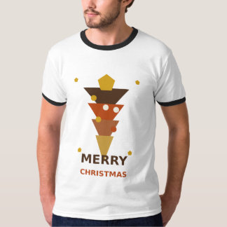 Camiseta Árbol de Navidad Boho, Fiesta Retro Terrosa