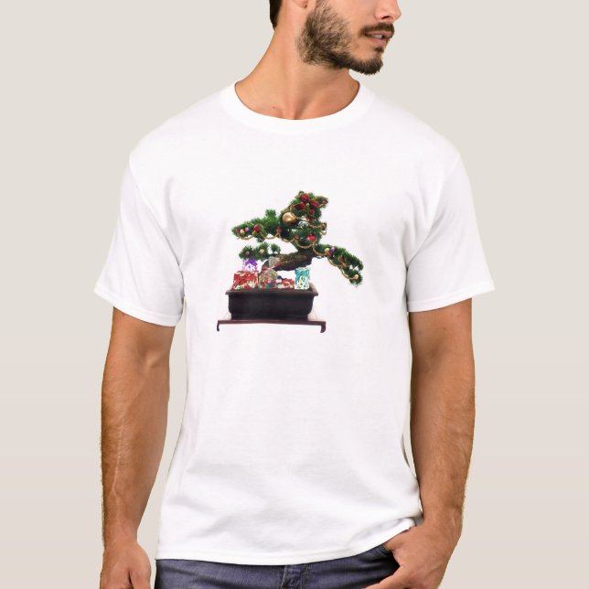 Camiseta Árbol de Navidad Bonsai (Anverso)