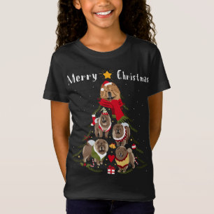 Camiseta Árbol de Navidad Chow Chow Chowdren Perder Xmas Pe