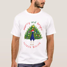 Árbol de Navidad Colorido Alegre y Brillante Pavo