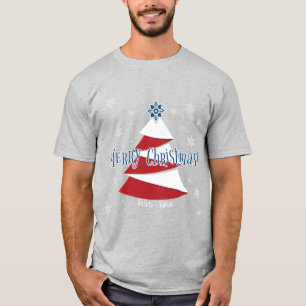 Camiseta Árbol de Navidad con bandera wichita