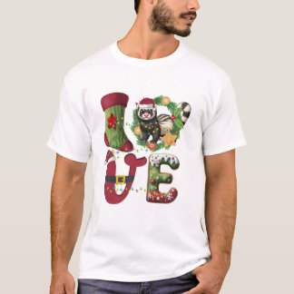Camiseta Árbol de Navidad con Gorro de Santa