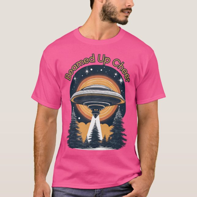 Camiseta Árbol De Navidad Con La Ufo (Anverso)
