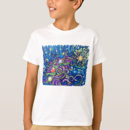 Camiseta Árbol de Navidad Cósmico