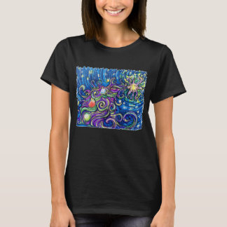 Camiseta Árbol de Navidad Cósmico