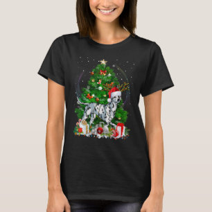 Camiseta Árbol de Navidad dálmata enciende Navidad Pajama P