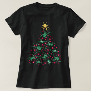 Camiseta Árbol de Navidad de arañas antiguas