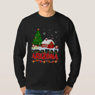 Camiseta Árbol de Navidad de Arizona iluminó el estado de