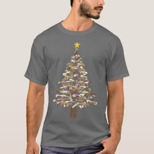 Camiseta Árbol de Navidad de armas Estampado de camuflaje R