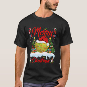 Camiseta Árbol de Navidad de balonmano enciende jugador dep