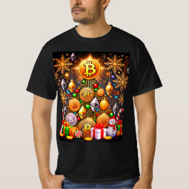 Camiseta Árbol de Navidad de Bitcoin